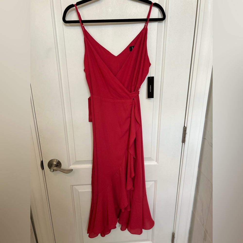 Red Lulu’s Wrap Dress NWT